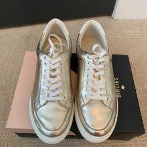 Birdies The Cardinal Sneaker (Gold Leather, 9.5)